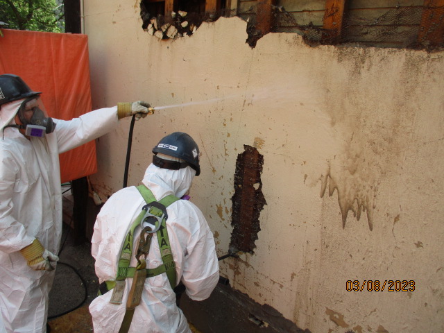 Exterior wall removal